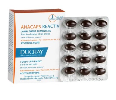 Ducray anacaps reactiv хранителна добавка х30 капсули - 5326_AnacapsReactiv30[$FXD$].jpg