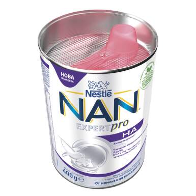 Nestle nan h.a. мляко на прах за кърмачета с хидролизиран протеин 0+ месеца 400г - 1730_2_NAN ExpertPro HA_TIN_400G_5.png