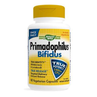 Primadophilus Bifidus капсули 5 млрд. активни пробиотици в подкрепа на дебелото черво х90 Nature's W - 9108_bifidus.png