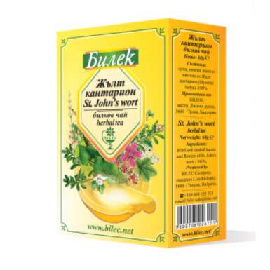 Чай жълт кантарион стрък 60гр - пакет Билек - 9345_BILEK.png