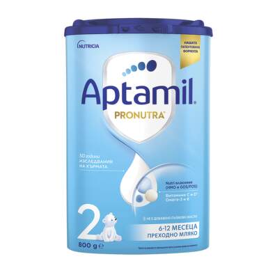 Адаптирано мляко Aptamil Pronutra 2 след 6-тия до 12-ия месец 800гр. - 1705_aptamil.png