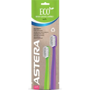 Четка за зъби еко супер софт double pack Astera - 10035_ASTERA.png