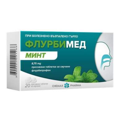 Флурбимед Минт 8,75 мг х20 таблетки за смучене - 10192_flubrimed.png