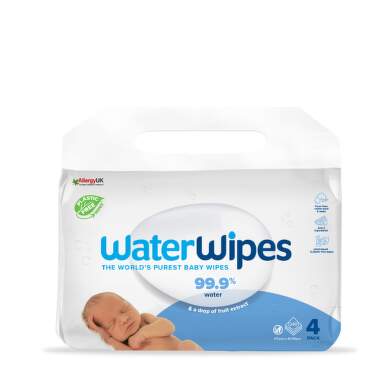 Water Wipes Мокри кърпи за деликатна бебешка кожа 4 х 60 бр. - 11111_waterwipes.png