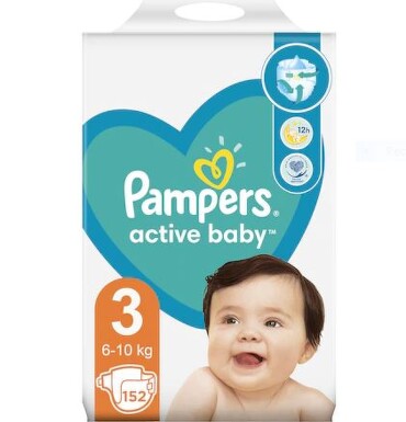 Pampers active baby пелени vpp размер 3 / 6-10кг./ x66 - 5749_PAMPERS ACTIVE BABY ПЕЛЕНИ VPP РАЗМЕР 3 6-.JPG