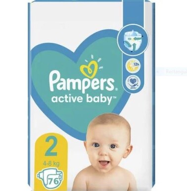 Pampers active baby пелени mp+ размер 2 / 4-8кг./ x76 - 5742_PAMPERS ACTIVE BABY ПЕЛЕНИ MP+ РАЗМЕР 2 4-8.JPG