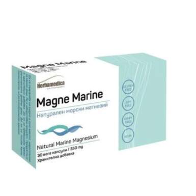 Магнезий магне марин капсули при умора и отпадналост 350мг х30 - 8097_1 MAGNE MARIN .png