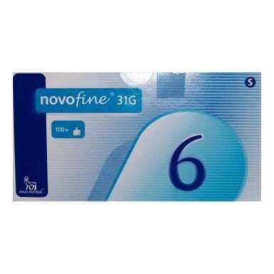 Novofine Инсулинови игли ланцети 31G 6 мм х100 броя - 9027_NOVOFINE.png