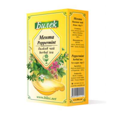 Чай мента лист 40гр - пакет Билек - 9193_BILEK.png