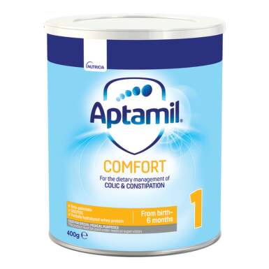 Адаптирано мляко Aptamil Comfort 1за кърмачета с леки храносмилателни смущения 0 до 6-и месец 400гр - 1706_aptamil.png