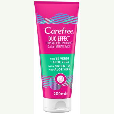 Carefree Duo Effect интимен душ гел с Алое и Зелен чай 200 мл - 24242_carefree.png