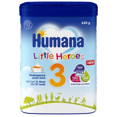 Адаптирано мляко Humana 3 Junior за кърмачета 12+ месеца 650 гр - 24808_humana.png