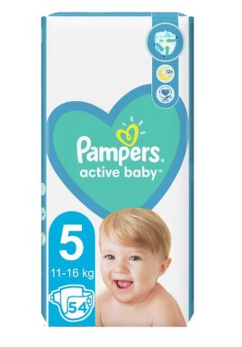 Pampers active baby пелени mp+ размер 5 / 11-16кг./ х54 - 5741_pamp_5_56.JPG