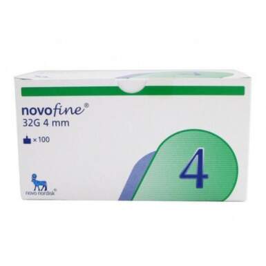 Novofine Инсулинови игли ланцети 32G 4 мм х100 - 9028_NOVOFINE.png
