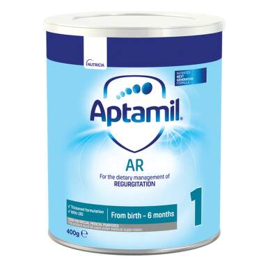 Адаптирано мляко Aptamil AR 1 за кърмачета против повръщане, от раждането до 6-месец 400гр - 1707_aptamil.png