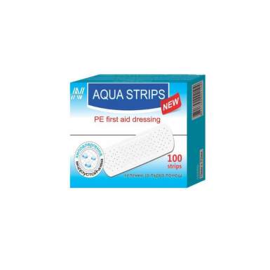 Neoplast Aqua strips Хипоалергична лепенка 19мм/72мм х100 бр - 10510_aqua.png