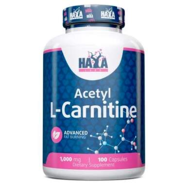 Ацетил Л- карнитин капсули за отслабване 1000 мг х100 Haya labs - 10656_HAYA LABS.png