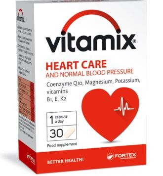 Витамикс за сърце и кръвно табл х 30 фортекс - 3290_VITAMIX_HEART_CARE_TABL_X_30_FORTEX[$FXD$].JPG