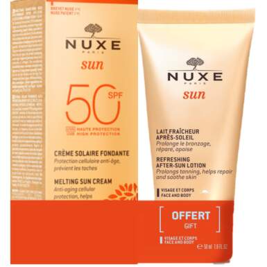 Nuxe Sun деликатен крем за лице SPF 50 + Nuxe Sun освежаващ лосион за след слънце 50 мл - 7911_nuxe.png