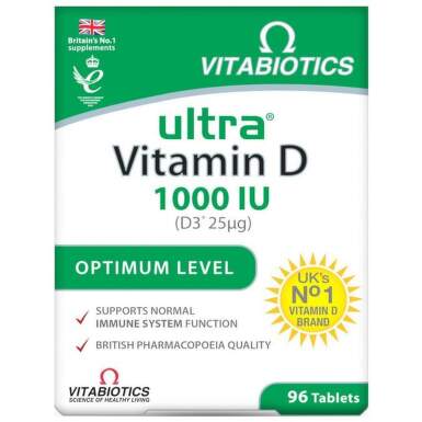 Витабиотикс Ултра витамин D3 1000IU таблетки х 96 - 8679_vitabiotics.png