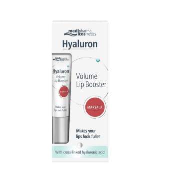 Hyaluron Обемен филър за устни с хиалурон и цвят Marsala 7 мл Medipharma - 8185_1 HUALURON.png