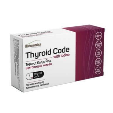 Тироид Код с йод за щитовидната жлеза капсули x30 Herbamedica - 10231_thyroid.png