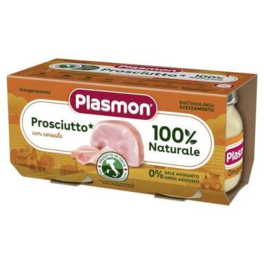 Пюре от прошуто (свинско) за деца 4М+ 80 гр х2 Plasmon - 11204_PLASMON.png