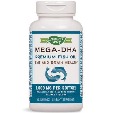Mega-DHA рибено масло капсули за мозъка и зрението 1000мг х60 Nature's Way - 9112_MEGA DHA.png