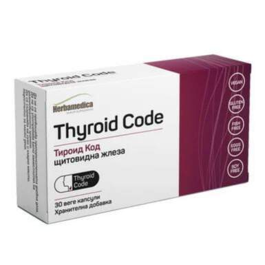 Тироид Код за щитовидната жлеза капсули x30 Herbamedica - 10232_thyroid.png