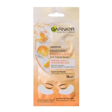 Garnier skin naturals hydra bomb памучна маска срещу тъмни кръгове под очите 2бр - 4658_GarnierFreshLookMASK[$FXD$].jpg