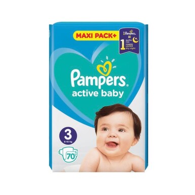 Pampers active baby пелени mp+ размер 3 / 6-10кг./ x70 - 5739_PAMPERS ACTIVE BABY ПЕЛЕНИ.jpeg