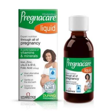 Pregnacare сироп с витамини и минерали за бременни х200 мл Vitabiotics - 8051_1 PREGNACARE .png