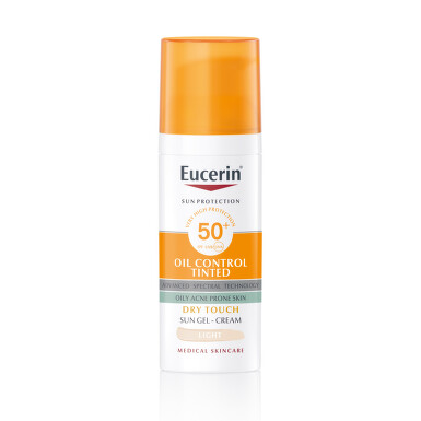 Eucerin oil control оцветен слънцезащитен гел-крем за лице spf50+ светъл, 50мл - 4336_6.jpg