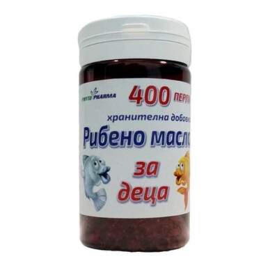Рибено масло за деца 37,5мг х400 Phyto Pharma - 9609_PHYTOPHARMA.png