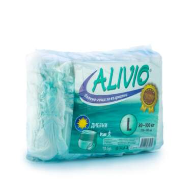 Пелени-гащи за възрастни дневни L x10 Alivio - 10648_ALIVIO.png