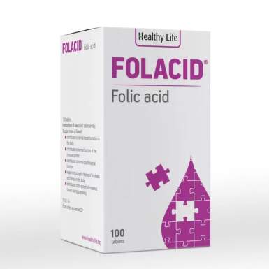 Фолацид таблетки фолиева киселина х100 - 11570_FOLACID.png