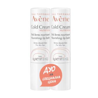 Avene Cold Cream дуо комплект стик за устни 4гр х2 - 24156_AVENE COLD CREAM.png