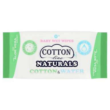 Мокри кърпи cotton line naturals бебе алое х50 - 24085_COTTON LINE.png