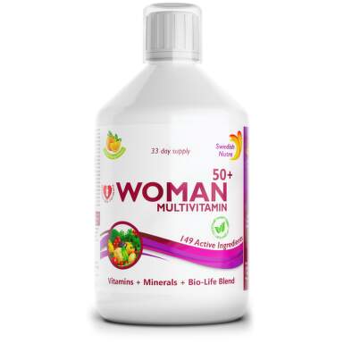 Women 50+ мултивитамини за жени - 149 активни съставки + колаген 1497 мг - 500 мл Swedish Nutra - 24123_swedishnutra.png