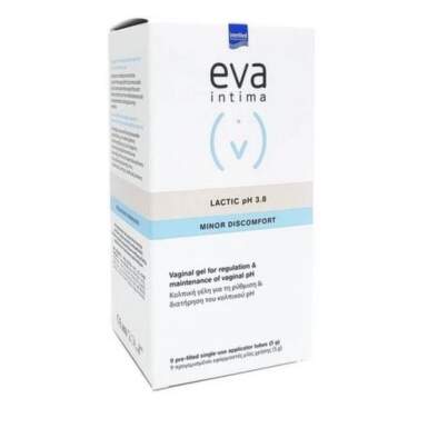 Eva Intima Lactic Гел за възстановяване влажността на влагалището pH 3.8 5г х 9 апликатора - 24961_eva.png