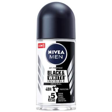 Nivea Men blacк&white invisible fresh дезодорант рол-он против изпотяване за мъже 50мл - 24668_NIVEA.png