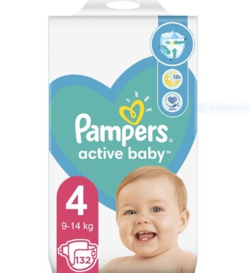 Pampers active baby пелени gpp размер 4 / 9-14кг./ x90 - 5733_PAMPERS ACTIVE BABY ПЕЛЕНИ GPP РАЗМЕР 4 9-1.JPG