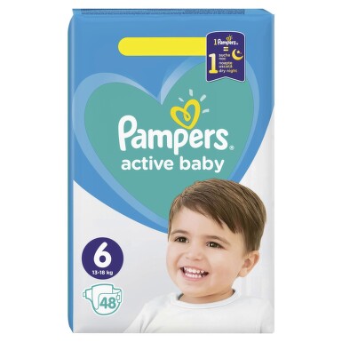 Pampers active baby пелени vpp размер 6 /13-18кг./х48 - 5751_PAMPERS ACTIVE BABY ПЕЛЕНИ VPP РАЗМЕР 6.jpeg