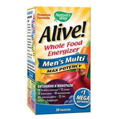 Alive за мъже 50+ таблетки х 30 nw - 716_1_alive_men_30_tabl[$FXD$].jpg