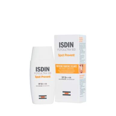 Isdin Fotoultra 100 Spot prevent Слънцезащитен флуид против пигментни петна SPF50+ 50мл - 2986_isdin.png
