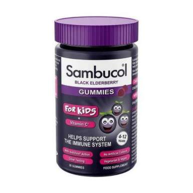 Sambucol Gummies за деца желирани дражета за имунната система х30 - 10404_sambucol.png