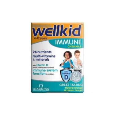 Wellkid Immune Мултивитамини за деца дъвчащи таблетки х30 Vitabiotics - 10234_wellkid.png