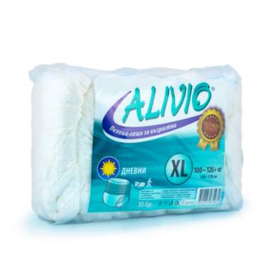Пелени-гащи за възрастни дневни XL x10 Alivio - 10647_ALIVIO.png