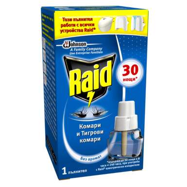 Raid пълнител против комари 27мл х1 30 нощи - 10791_RAID.png