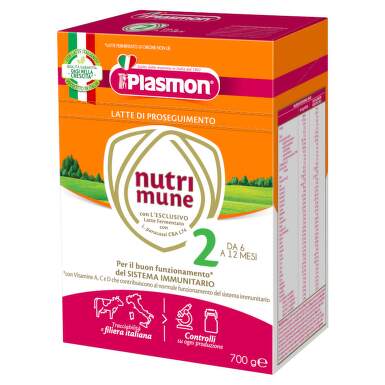 NutriMune 2 Сухо мляко за малки деца 6M+ 350гр х2 Plasmon - 11216_PLASMON.png